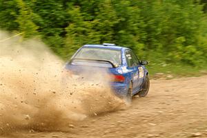 Connor Himes / Aleut Hatfield Subaru Impreza on SS3, Woodtick Hollow.