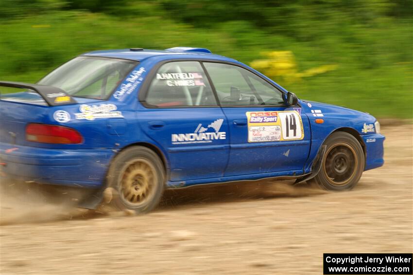 Connor Himes / Aleut Hatfield Subaru Impreza on SS3, Woodtick Hollow.