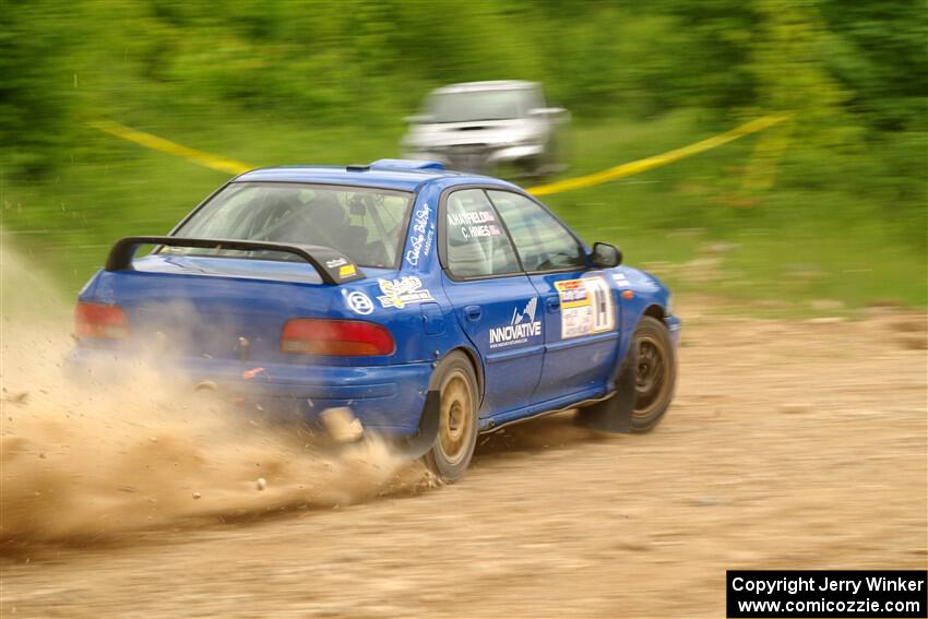 Connor Himes / Aleut Hatfield Subaru Impreza on SS3, Woodtick Hollow.