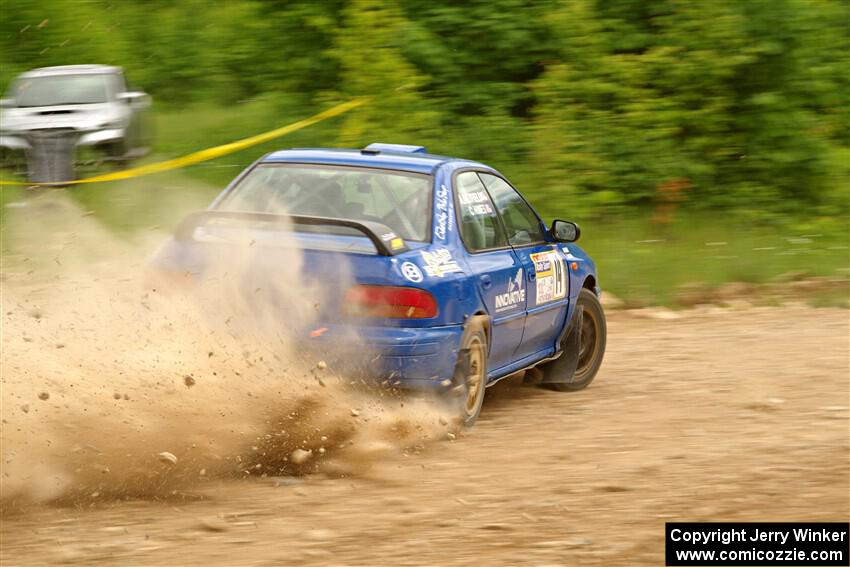 Connor Himes / Aleut Hatfield Subaru Impreza on SS3, Woodtick Hollow.