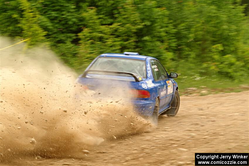 Connor Himes / Aleut Hatfield Subaru Impreza on SS3, Woodtick Hollow.