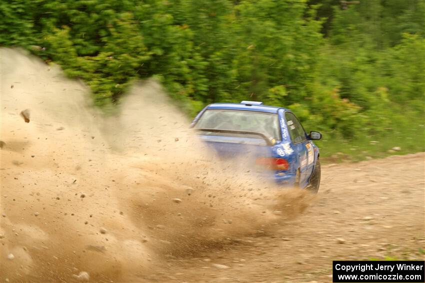 Connor Himes / Aleut Hatfield Subaru Impreza on SS3, Woodtick Hollow.