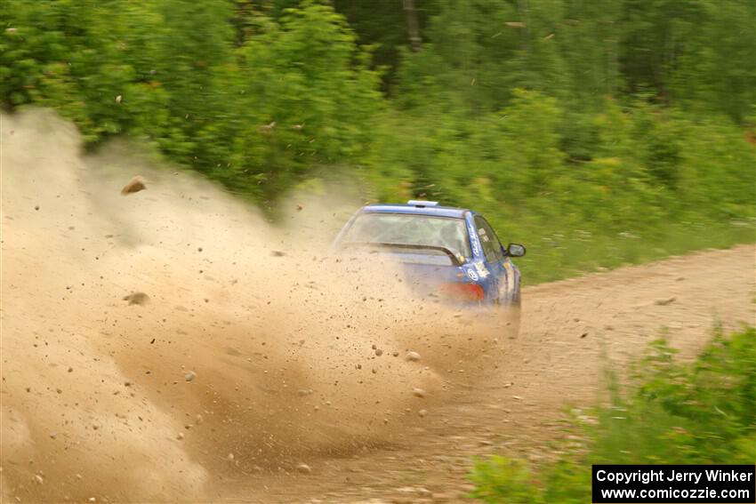 Connor Himes / Aleut Hatfield Subaru Impreza on SS3, Woodtick Hollow.