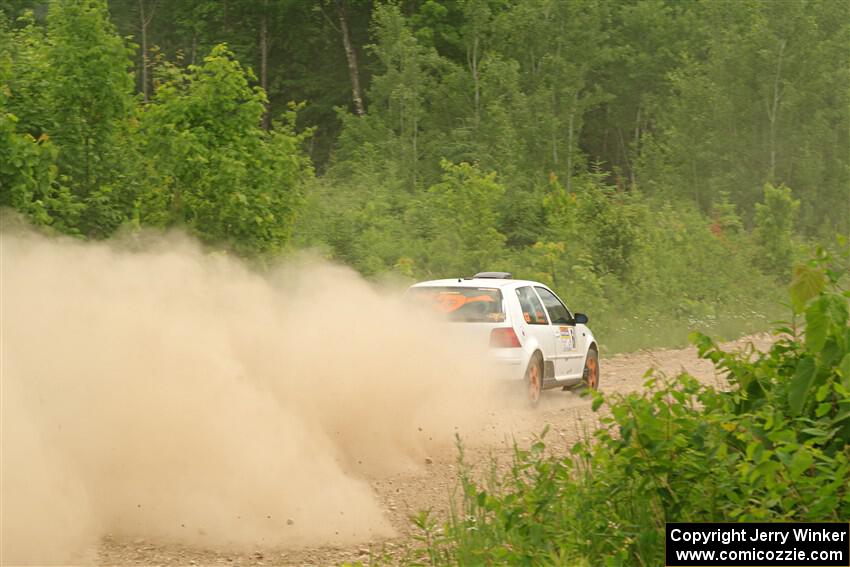 John Gusmano / Zack Goldstein VW GTI on SS3, Woodtick Hollow.