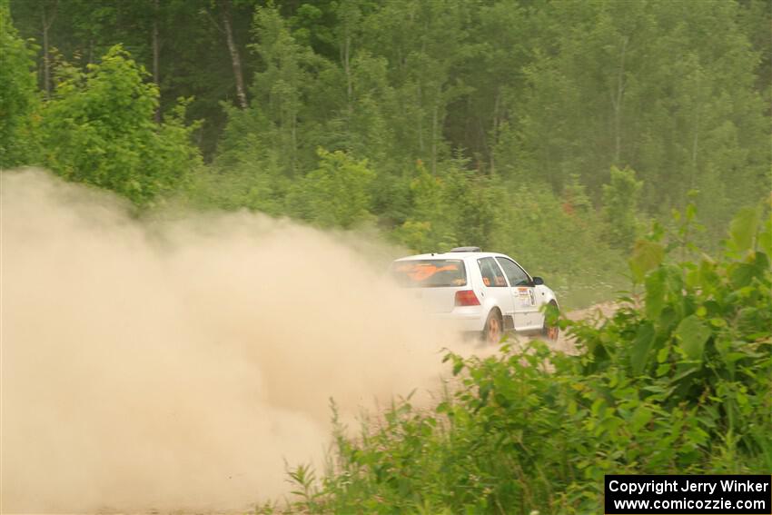 John Gusmano / Zack Goldstein VW GTI on SS3, Woodtick Hollow.