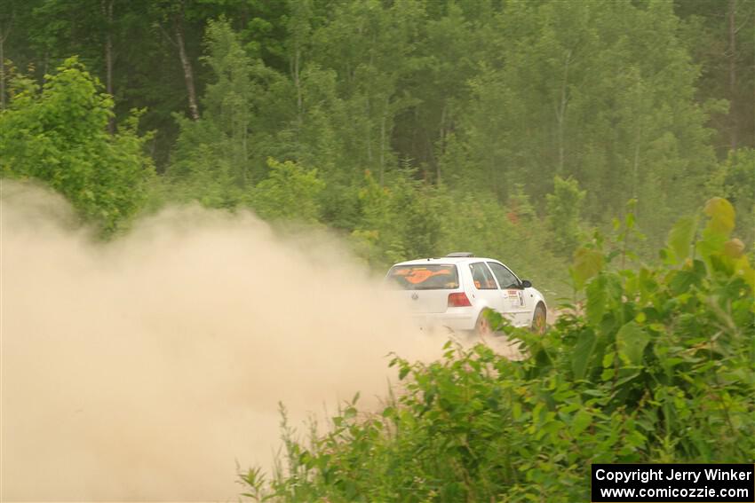 John Gusmano / Zack Goldstein VW GTI on SS3, Woodtick Hollow.