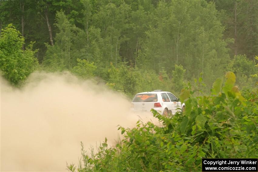 John Gusmano / Zack Goldstein VW GTI on SS3, Woodtick Hollow.