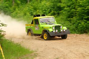 Mike Purzycki / Matt Wernette Jeep Scrambler on SS3, Woodtick Hollow.