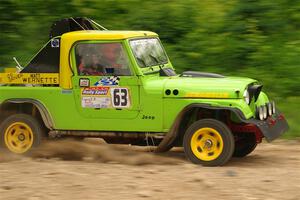Mike Purzycki / Matt Wernette Jeep Scrambler on SS3, Woodtick Hollow.
