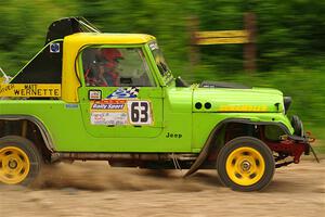 Mike Purzycki / Matt Wernette Jeep Scrambler on SS3, Woodtick Hollow.