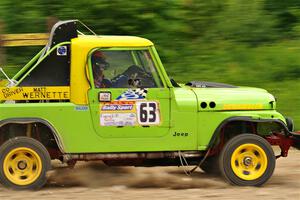 Mike Purzycki / Matt Wernette Jeep Scrambler on SS3, Woodtick Hollow.
