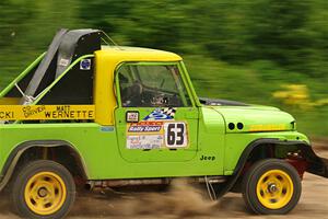 Mike Purzycki / Matt Wernette Jeep Scrambler on SS3, Woodtick Hollow.