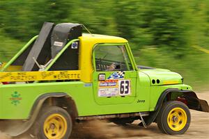 Mike Purzycki / Matt Wernette Jeep Scrambler on SS3, Woodtick Hollow.