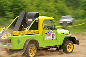Mike Purzycki / Matt Wernette Jeep Scrambler on SS3, Woodtick Hollow.