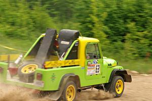 Mike Purzycki / Matt Wernette Jeep Scrambler on SS3, Woodtick Hollow.