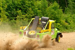 Mike Purzycki / Matt Wernette Jeep Scrambler on SS3, Woodtick Hollow.