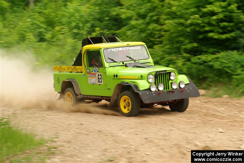 Mike Purzycki / Matt Wernette Jeep Scrambler on SS3, Woodtick Hollow.