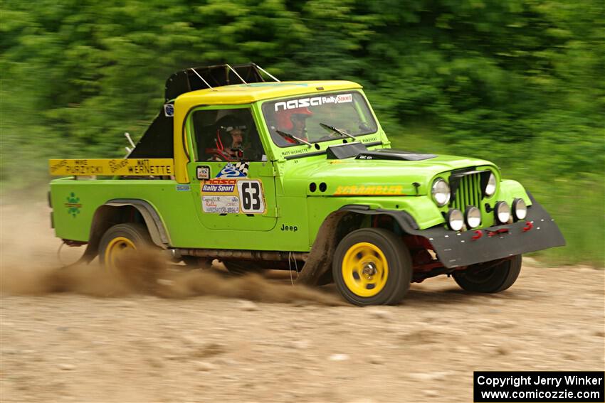Mike Purzycki / Matt Wernette Jeep Scrambler on SS3, Woodtick Hollow.