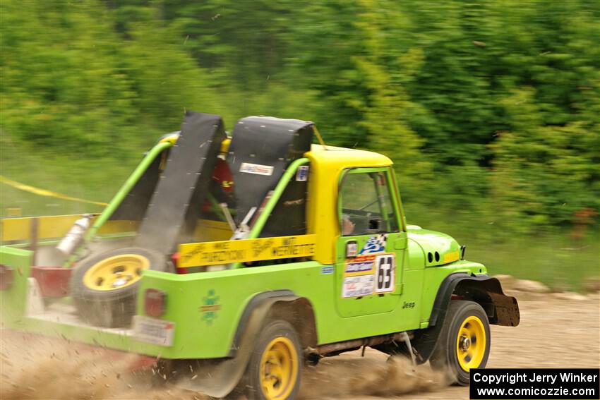 Mike Purzycki / Matt Wernette Jeep Scrambler on SS3, Woodtick Hollow.