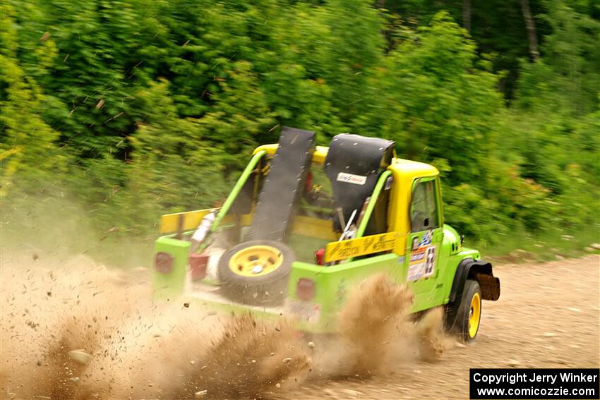 Mike Purzycki / Matt Wernette Jeep Scrambler on SS3, Woodtick Hollow.