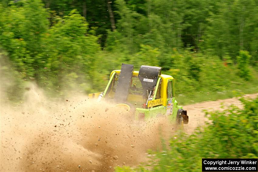 Mike Purzycki / Matt Wernette Jeep Scrambler on SS3, Woodtick Hollow.