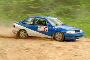 Jacob Kennedy / Josh Remmetter Ford Escort GT on SS3, Woodtick Hollow.