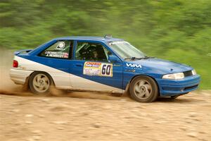 Jacob Kennedy / Josh Remmetter Ford Escort GT on SS3, Woodtick Hollow.