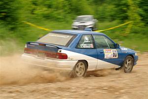 Jacob Kennedy / Josh Remmetter Ford Escort GT on SS3, Woodtick Hollow.