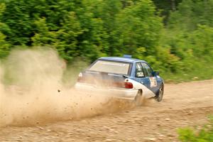 Jacob Kennedy / Josh Remmetter Ford Escort GT on SS3, Woodtick Hollow.