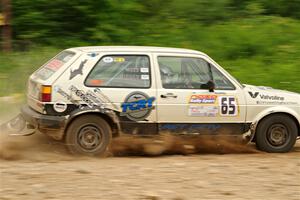 Heath Shively / Shanti Witt VW Golf on SS3, Woodtick Hollow.