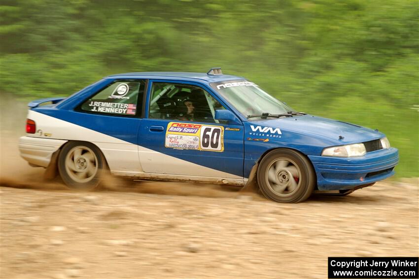 Jacob Kennedy / Josh Remmetter Ford Escort GT on SS3, Woodtick Hollow.