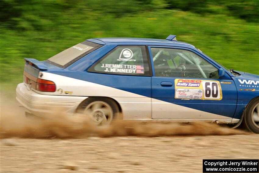 Jacob Kennedy / Josh Remmetter Ford Escort GT on SS3, Woodtick Hollow.