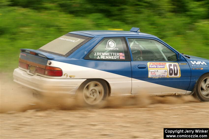Jacob Kennedy / Josh Remmetter Ford Escort GT on SS3, Woodtick Hollow.