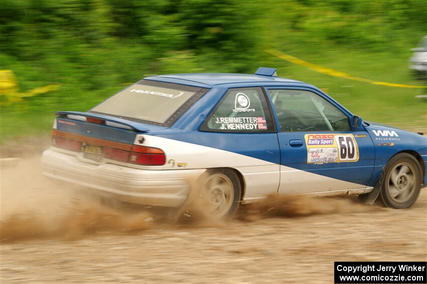 Jacob Kennedy / Josh Remmetter Ford Escort GT on SS3, Woodtick Hollow.