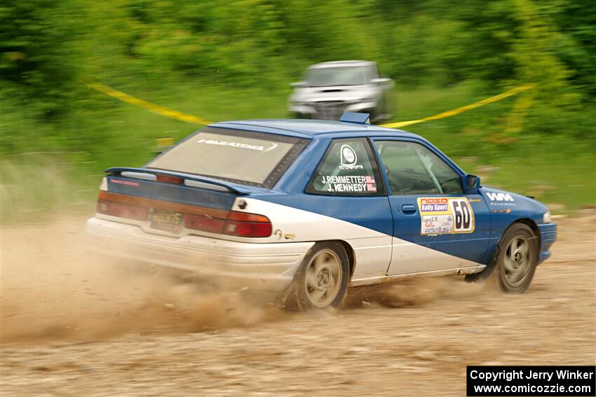 Jacob Kennedy / Josh Remmetter Ford Escort GT on SS3, Woodtick Hollow.