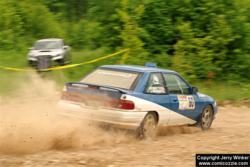 Jacob Kennedy / Josh Remmetter Ford Escort GT on SS3, Woodtick Hollow.