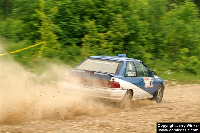 Jacob Kennedy / Josh Remmetter Ford Escort GT on SS3, Woodtick Hollow.