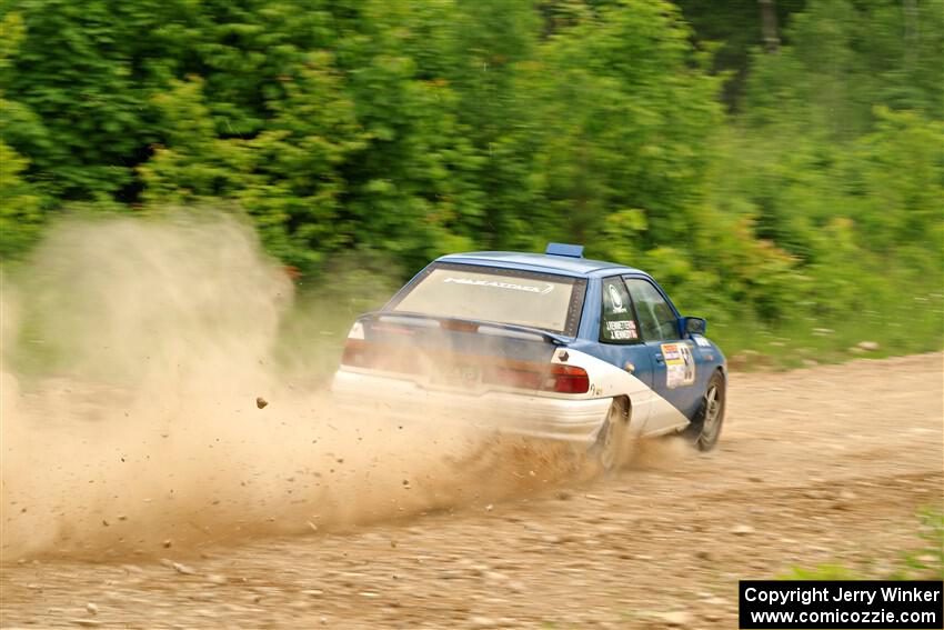 Jacob Kennedy / Josh Remmetter Ford Escort GT on SS3, Woodtick Hollow.