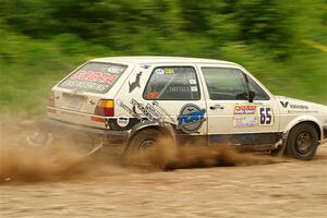 Heath Shively / Shanti Witt VW Golf on SS3, Woodtick Hollow.