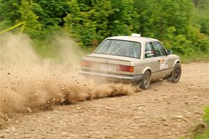 Mohammad Salehi / Artur Stepanov BMW 325is on SS3, Woodtick Hollow.