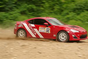Eric Anderson / Taylor Haelterman Toyota FR-S on SS3, Woodtick Hollow.