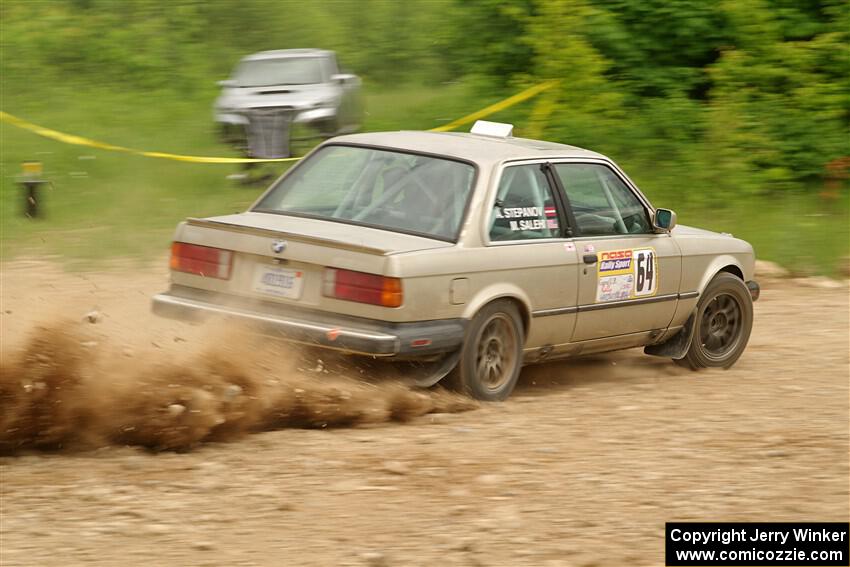 Mohammad Salehi / Artur Stepanov BMW 325is on SS3, Woodtick Hollow.