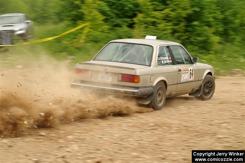 Mohammad Salehi / Artur Stepanov BMW 325is on SS3, Woodtick Hollow.