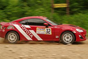 Eric Anderson / Taylor Haelterman Toyota FR-S on SS3, Woodtick Hollow.