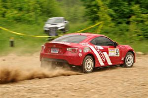 Eric Anderson / Taylor Haelterman Toyota FR-S on SS3, Woodtick Hollow.