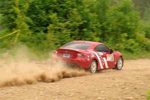 Eric Anderson / Taylor Haelterman Toyota FR-S on SS3, Woodtick Hollow.