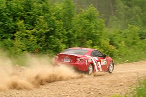Eric Anderson / Taylor Haelterman Toyota FR-S on SS3, Woodtick Hollow.