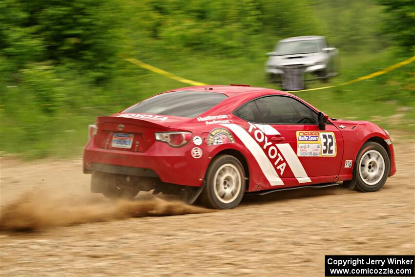 Eric Anderson / Taylor Haelterman Toyota FR-S on SS3, Woodtick Hollow.