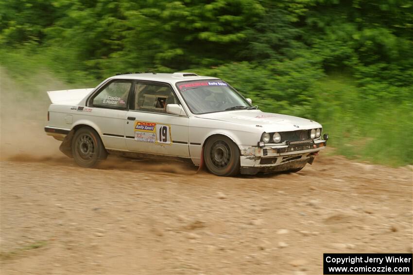 Elena Huizar / Julienne Ciacico BMW 325i on SS3, Woodtick Hollow.
