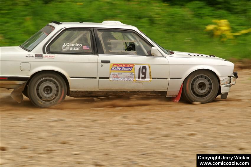 Elena Huizar / Julienne Ciacico BMW 325i on SS3, Woodtick Hollow.
